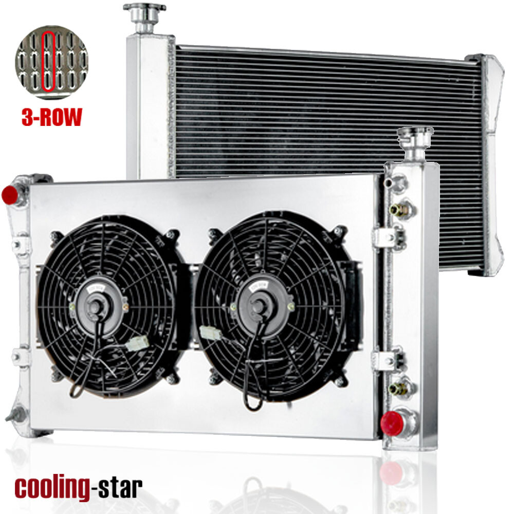 3 Row Radiator+Shroud Fan For 88-97 Chevy GMC C1500 C2500 K1500 K2500 4.3L/ 5.7L