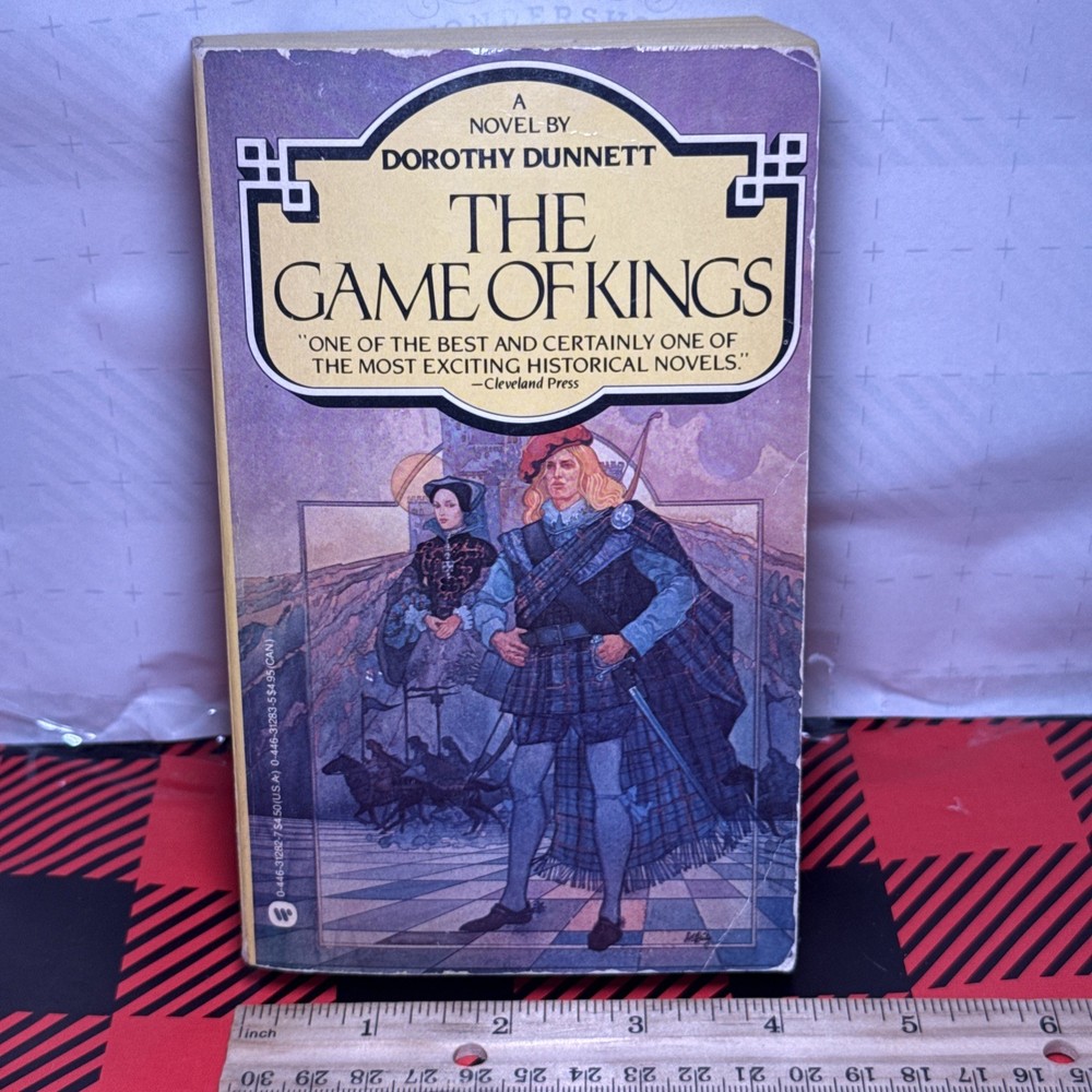 Vintage 1984 THE GAME OF KINGS By Dorothy Dunnett *1st Warner Printing*