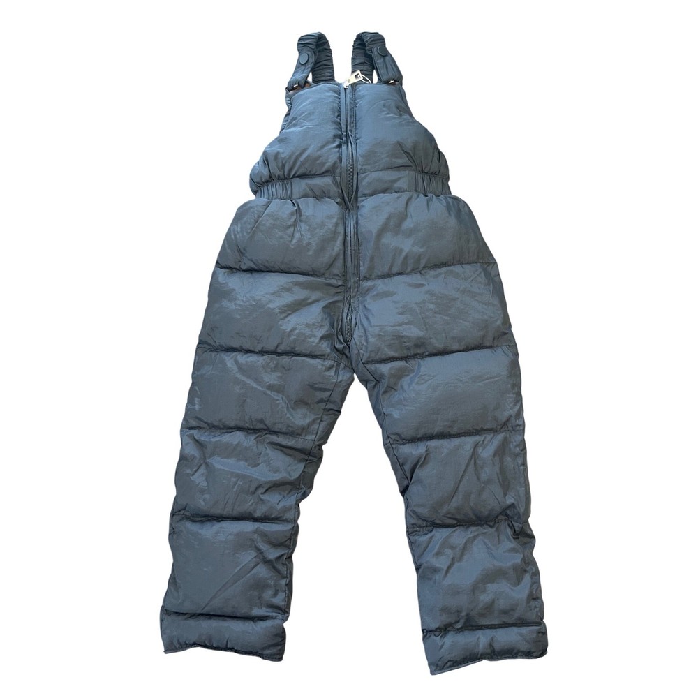 Amajian Kids Black Puffer Snow Bibs Insulated Winter Overalls Size 110 4T 5T NEW