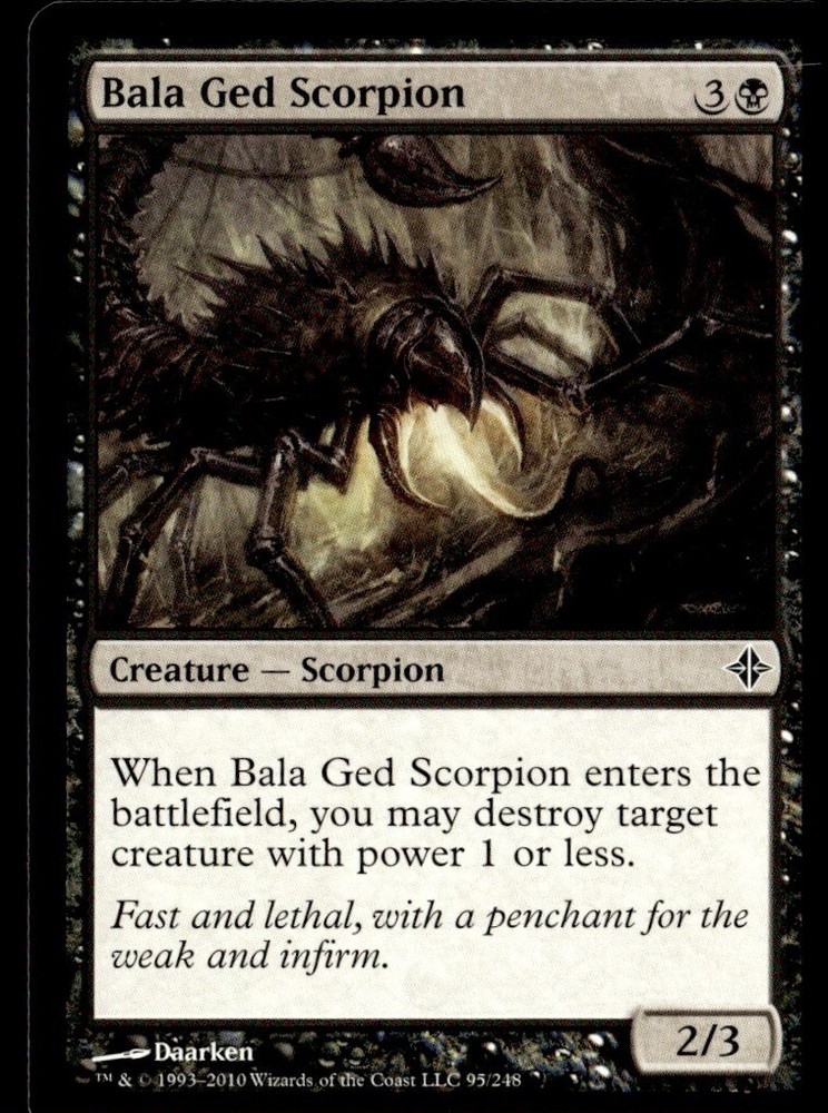 2019 Mystery Booster Bala Ged Scorpion Masters/Common #568