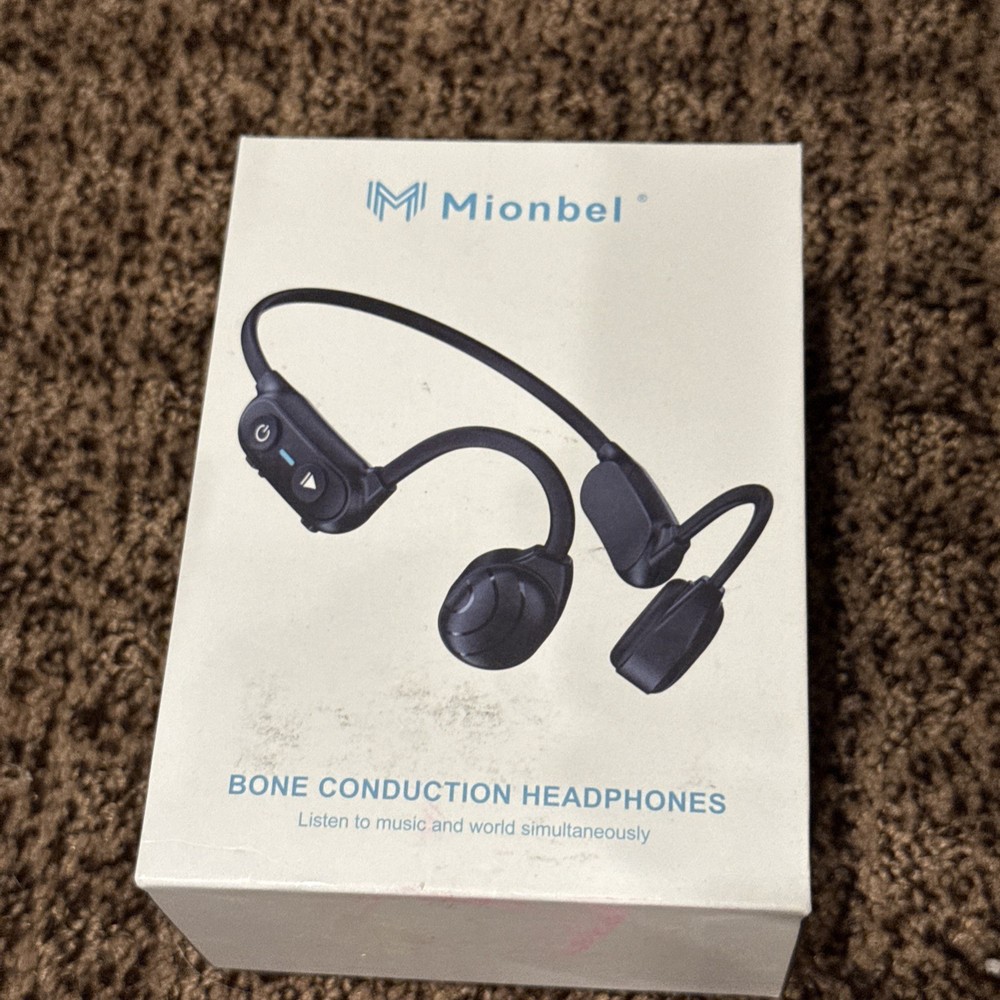 Open Ear Bone Conduction Headphones (Black)