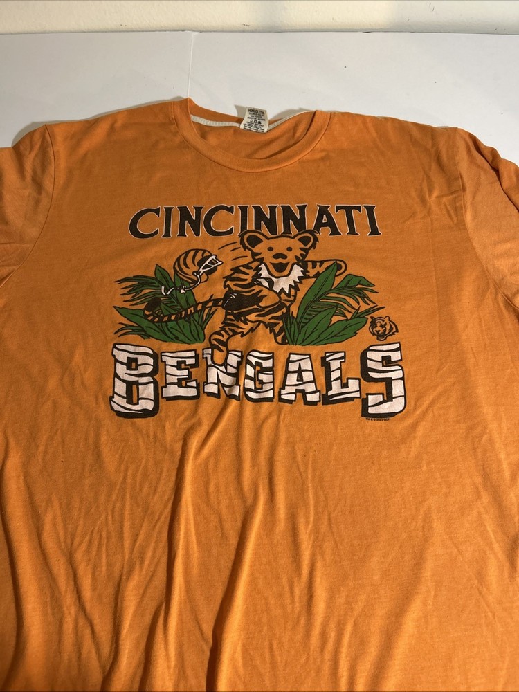 Homage Grateful Dead Collab Bengals T-shirt Sz XL