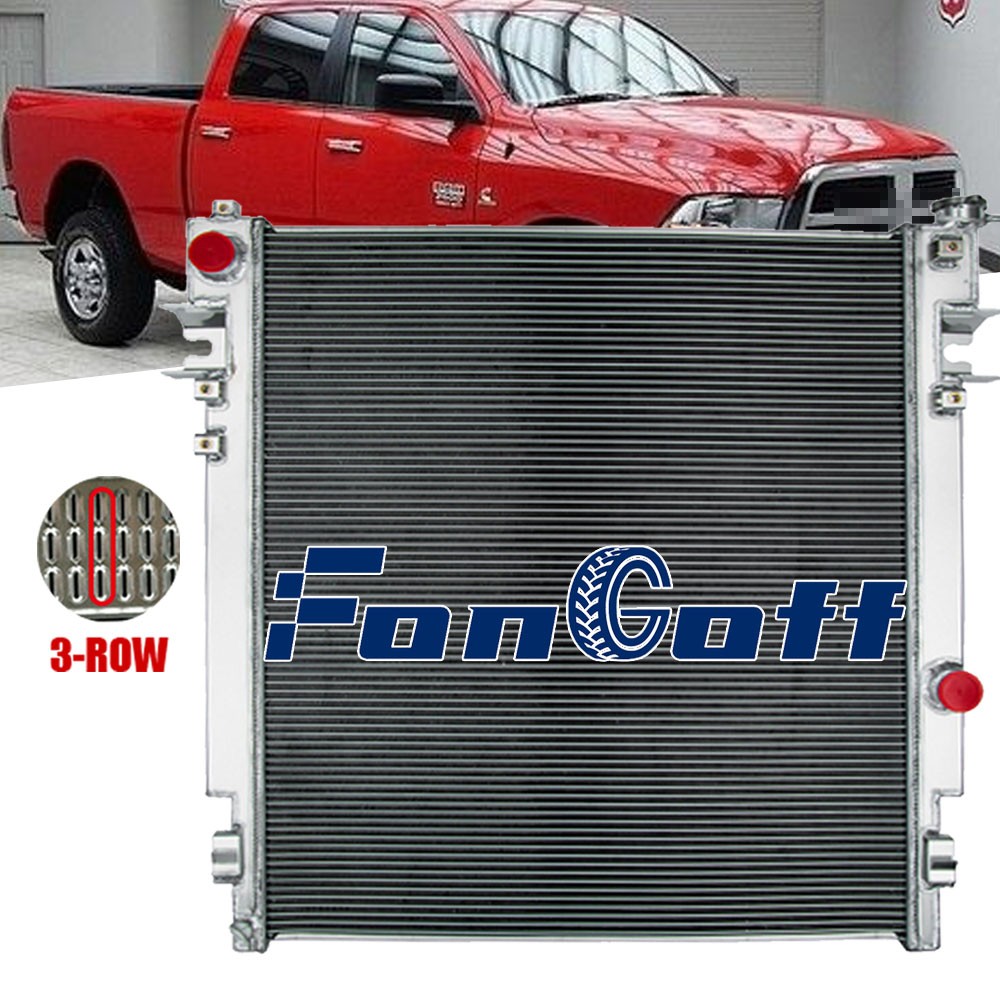 3 CORE RADIATOR for 2010-2012 DODGE RAM 2500 3500 4500 5500 6.7L CUMMINS DIESEL