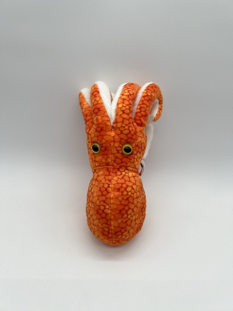 WILD REPUBLIC Octopus Huggers Orange Slap Bracelet Plush Toy, Rare