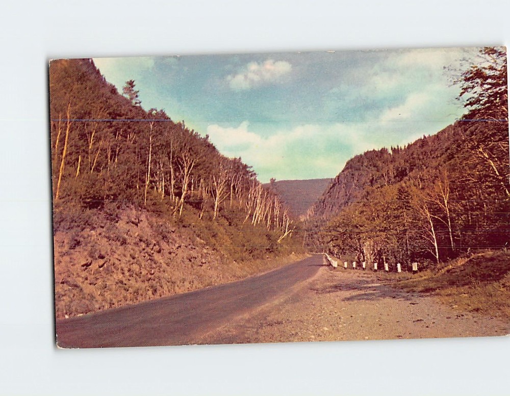 Postcard Road Through Dixville Notch White Mountains New Hampshire USA