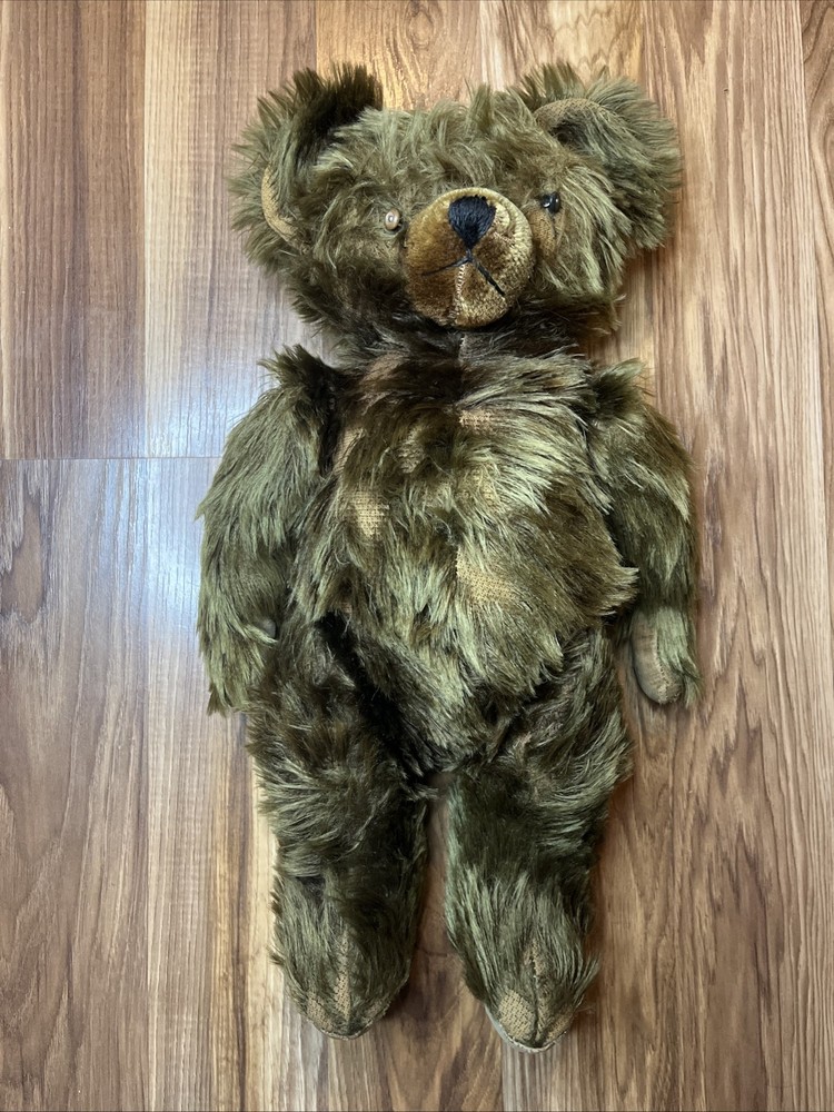 Antique Vintage  Mohair Unbranded American Teddy bear Jointed