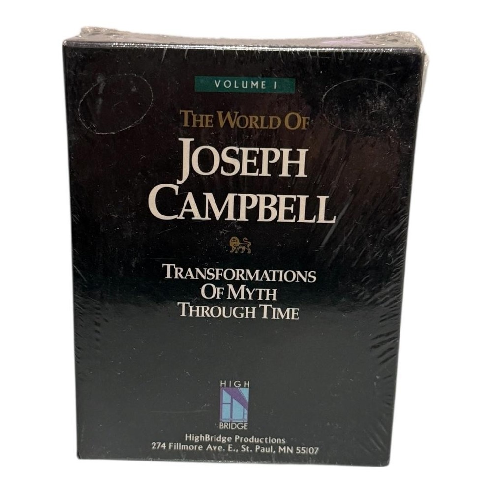 Vintage Joseph Campbell Transformations of Myth Volume I Audio Cassette Set