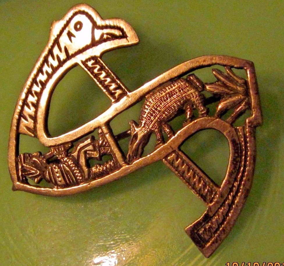 Vintage 925 Silver Unsigned Artist Brooch Pin