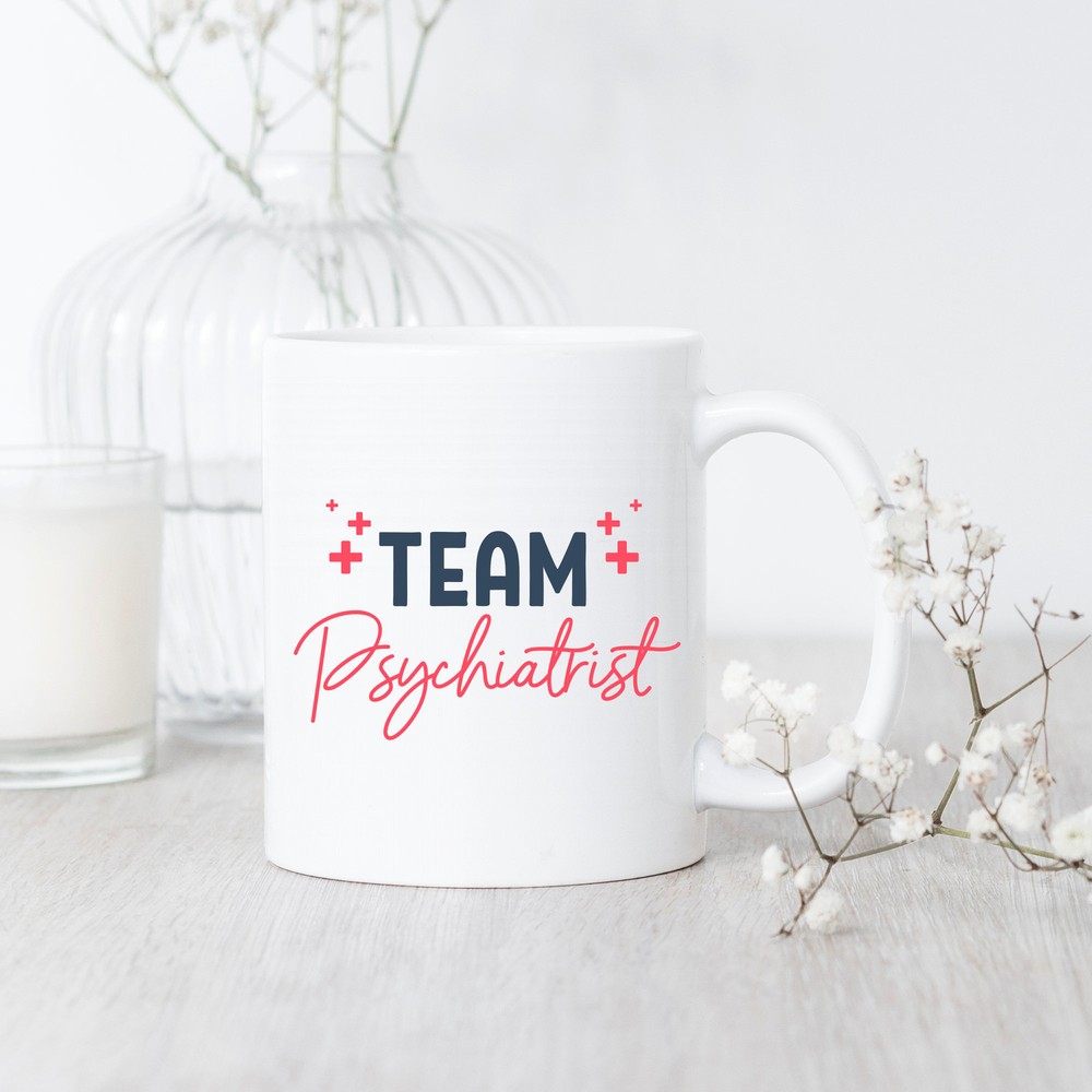 Funny Psychiatrist Mug Gift for Psychiatry Graduates and Mental Health Pros  