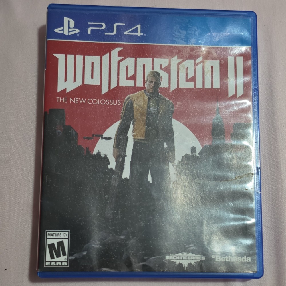 Bethesda Wolfenstein II: The New Colossus PS4 w/ Case & Disc M NTSC-U/C 2017