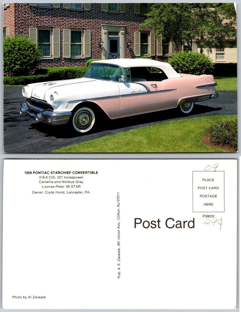 Pontiac Star Chief Convertible Postcard