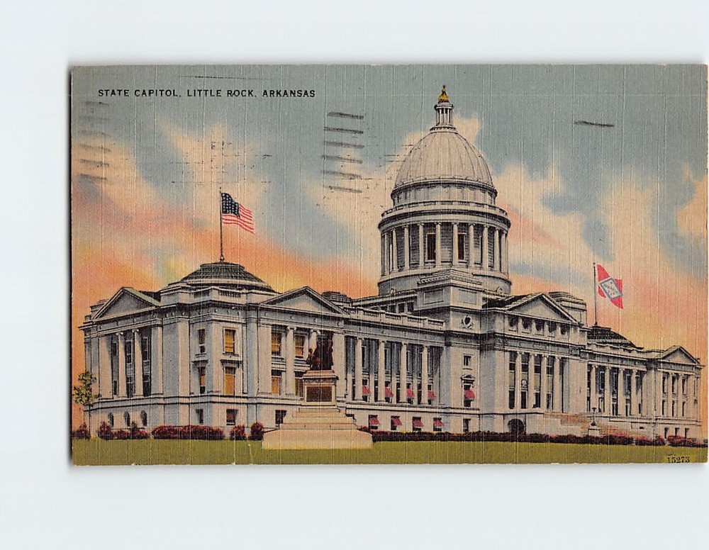 Postcard State Capitol Little Rock Arkansas USA