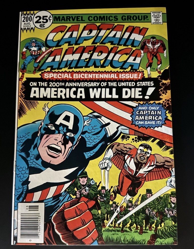 Captain America & The Falcon #200 1976 Bicentennial Issue Marvel Comics