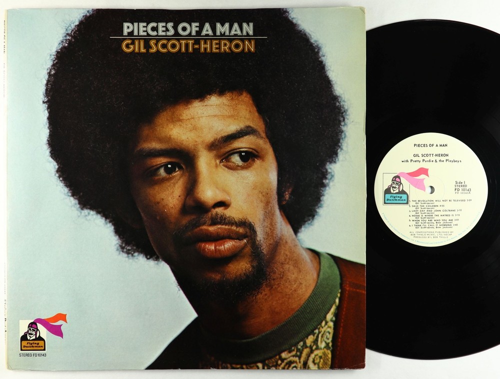 Gil Scott-Heron - Pieces Of A Man LP - Flying Dutchman VG+