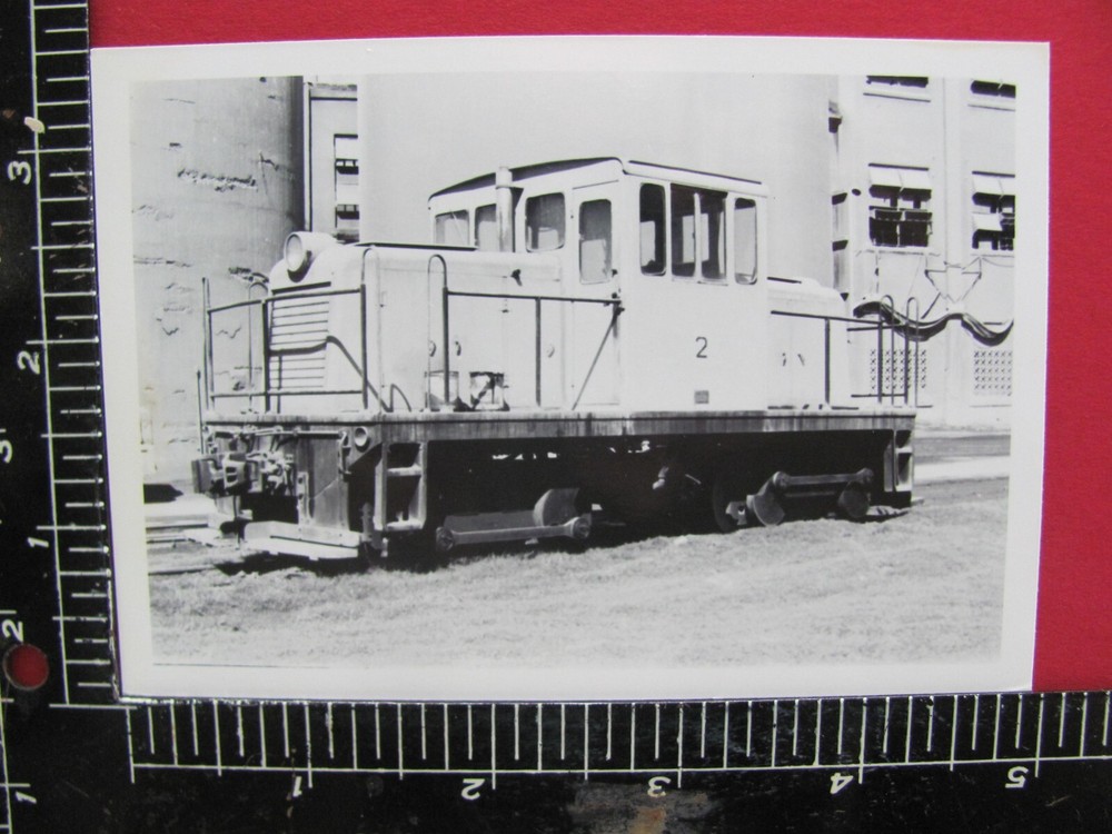 Lone Star Cement Railroad Diesel Locomotive #2 Orig Photo Norfolk Virginia 1972