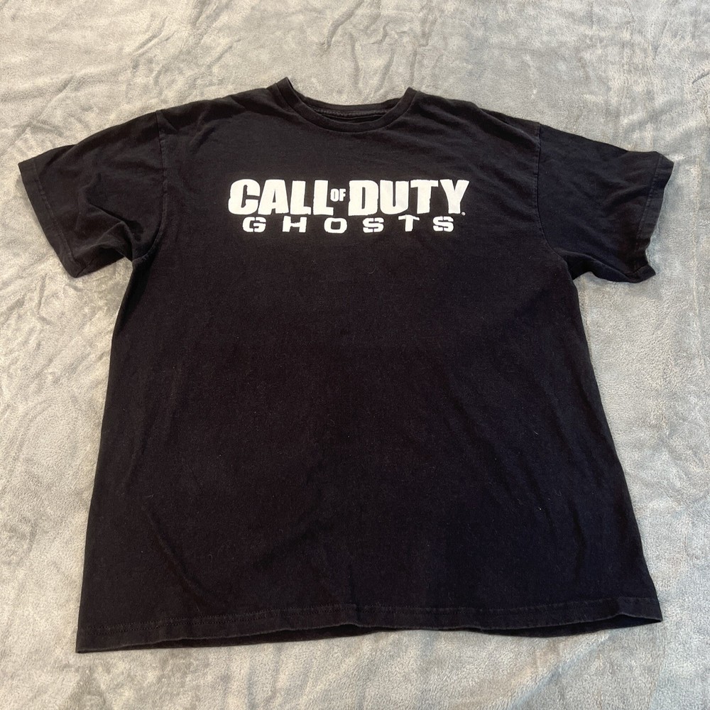 Call Of Duty T Shirt Men’s Size XL Ghosts Video Game Black