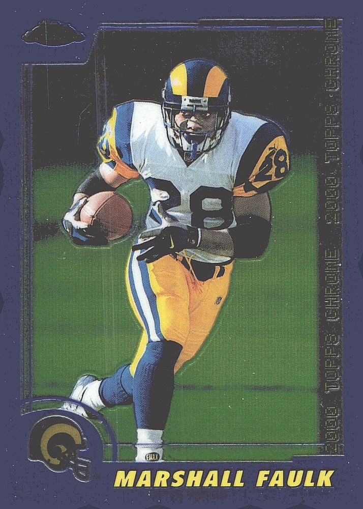 2000 Topps Chrome #124 Marshall Faulk