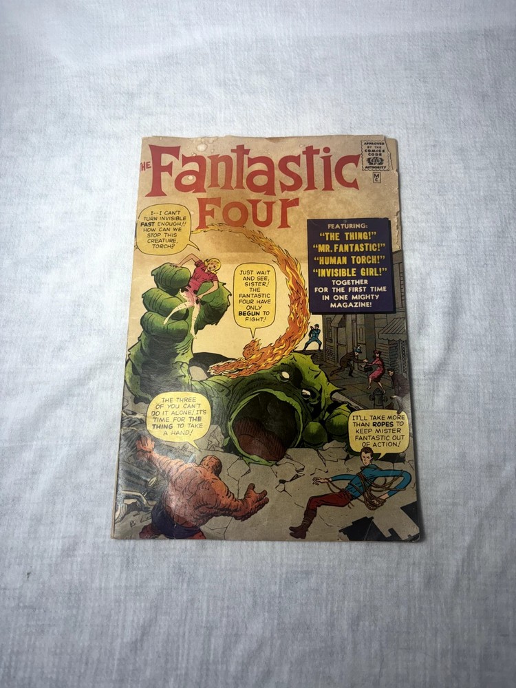 *Fantastic Four Golden Record Reprint 1966 Marvel Comic Stan Lee Jack Kirby*