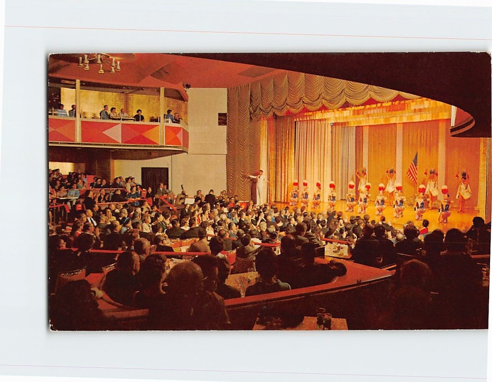 Postcard John Ascuaga's Nugget Circus Room Theater Restaurant Sparks Nevada