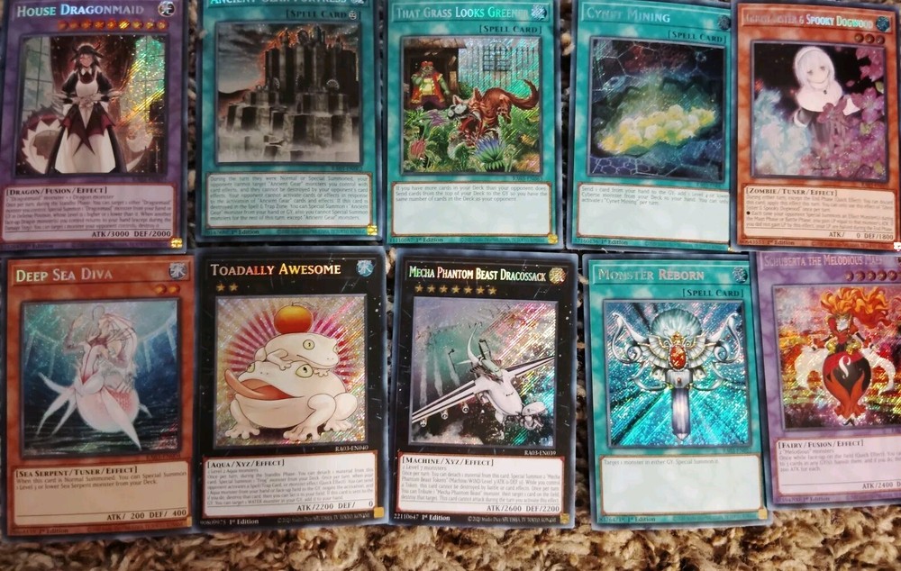 Yu-Gi-Oh Quarter Century Bonanza Mix Lot 10 Cards All Secret Rare