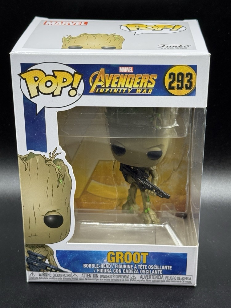 Funko Pop! Vinyl: Marvel - Groot (w/ Blaster) #293