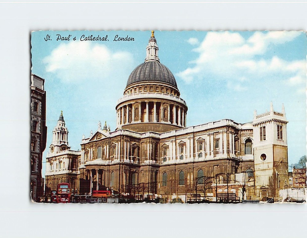 Postcard St. Paul's Cathedral London England