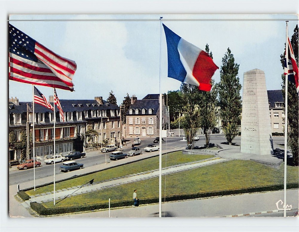 Postcard Place Patton Avranches France
