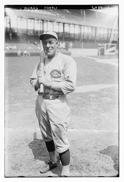 Photo:George J. Burns Cincinnati Reds 1923 Baseball Player Portrait