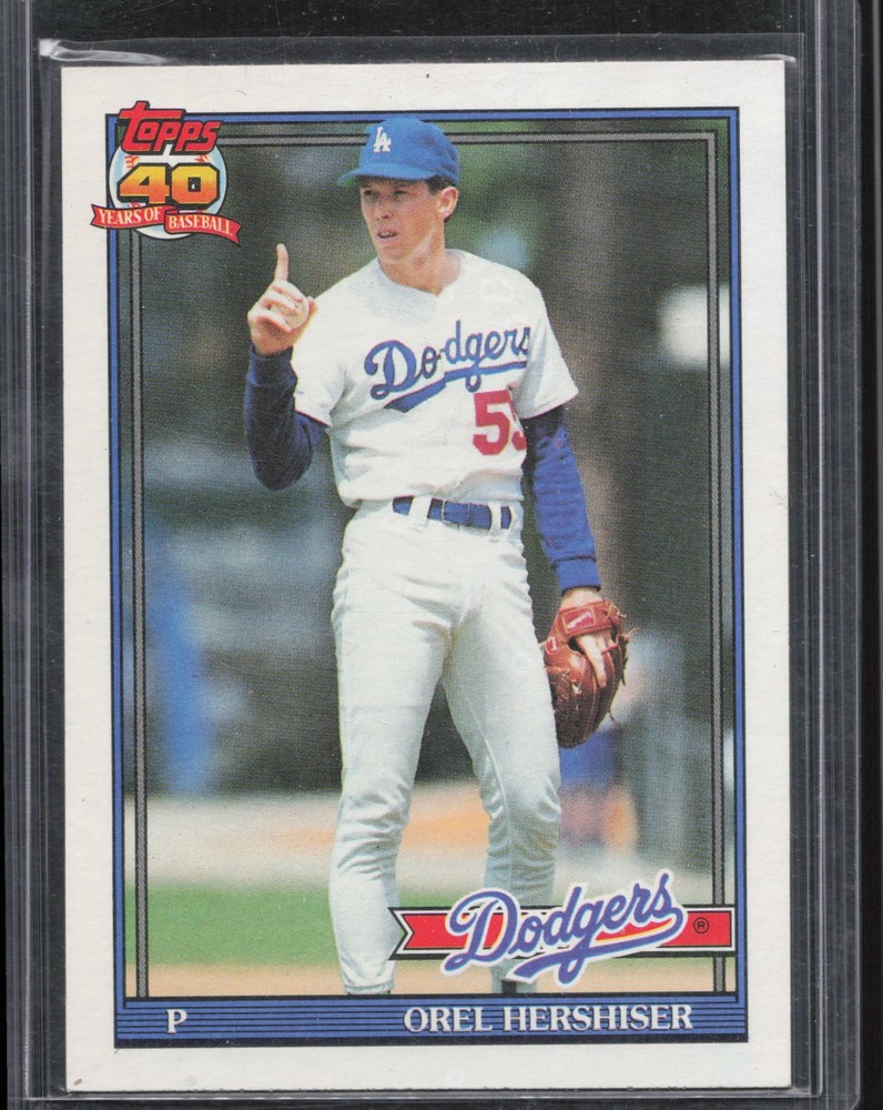 1991 Topps #690 Orel Hershiser