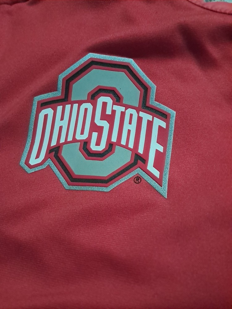 New Nike Ohio State University 1/4 Zip Mock Pullover Dri-Fit Athletic Shirt - XL