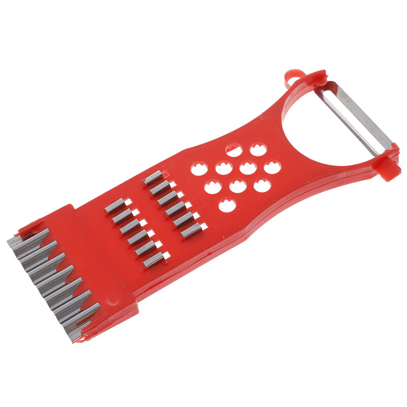 1*Home kitchen tool vegetable fruit potato peeler parer julienne cutter slic.t2