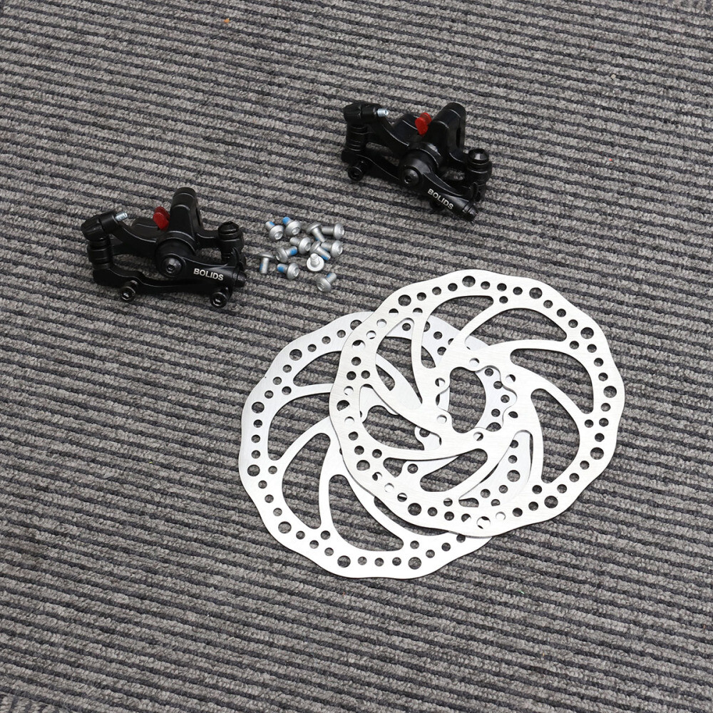Adjustable Mountain Bike Rear Disc Rotor Brake Kit with Dual Brakes