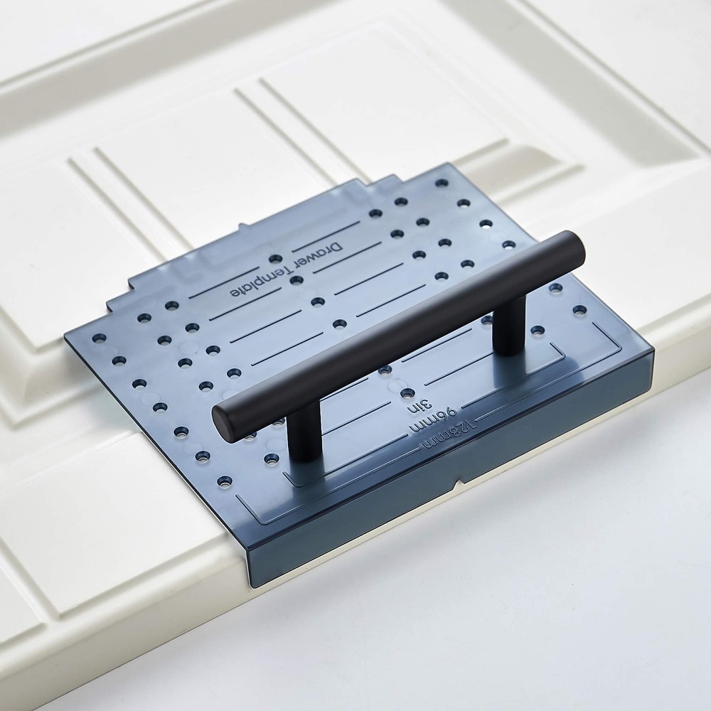 Cabinet Door & Drawer Hardware Installation Template Kit Include Drill Bit Mo...