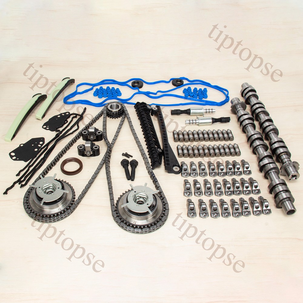 For 2005-14 Lincoln Ford 5.4L 3V Camshafts Lifters Kit Rocker Arms Timing Chain