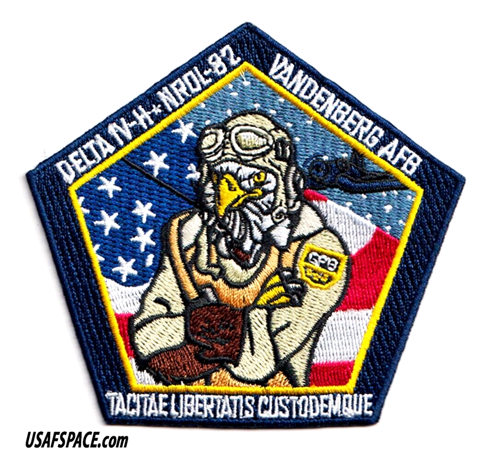 Authentic NROL-82 DELTA IV H  VAFB USAF USSF Classified SATELLITE Mission PATCH