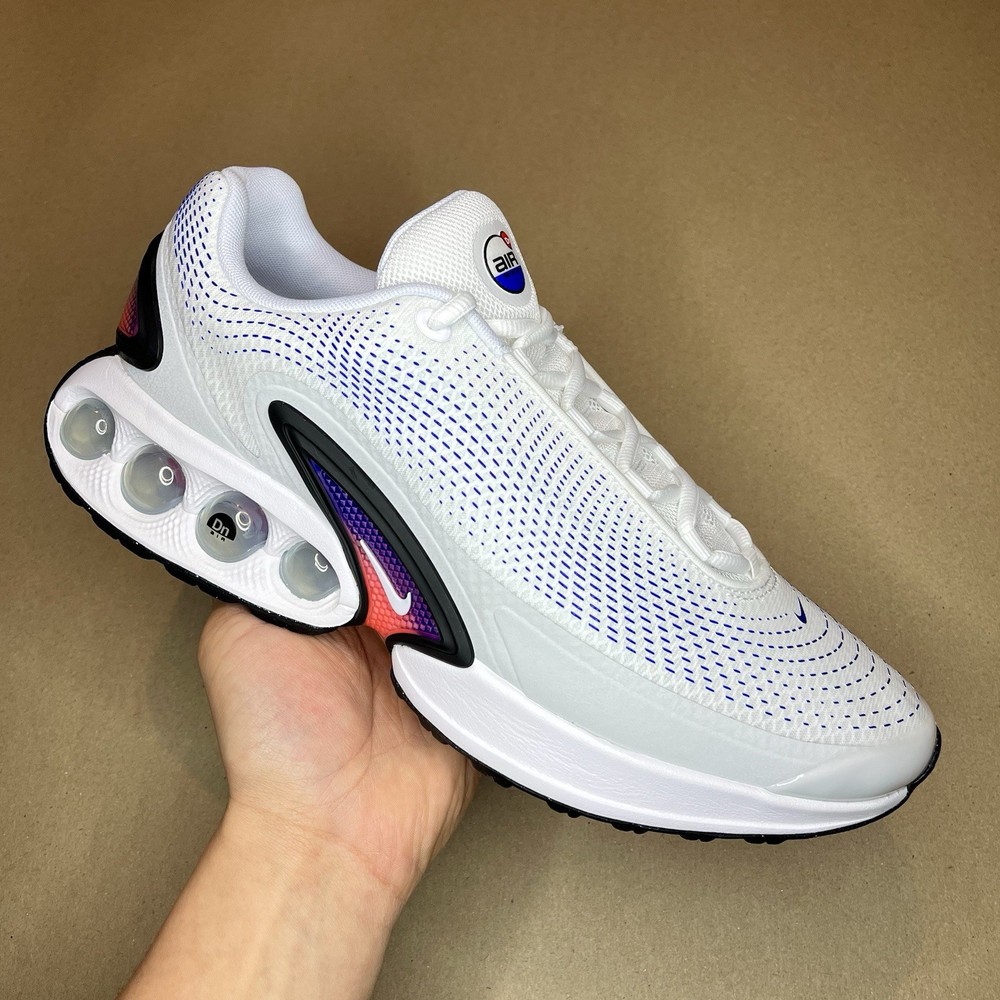Nike Air Max DN Trainers White Racer Blue Crimson Uk10 Brand New✅ DV3337104