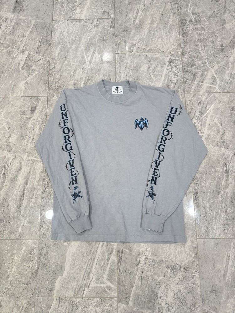 Warren Lotas Unforgiven Gray Long Sleeve Tee Size M