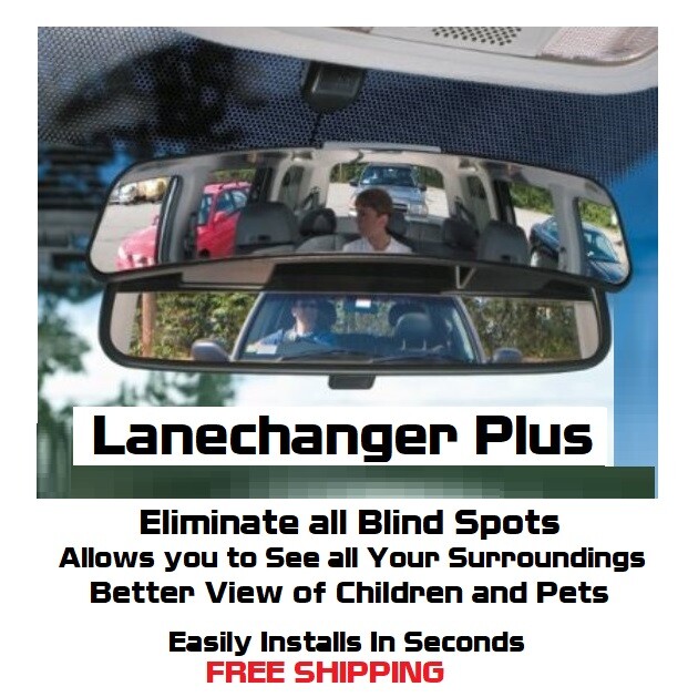 New Original Lanechanger Plus Blind Spot Eliminator Child Watching Safety Mirror