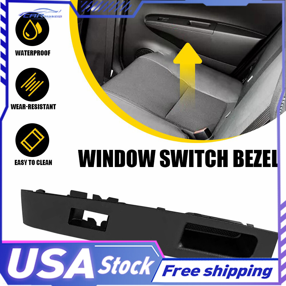 Toyota Yaris 2012-2014 Right Rear Window Switch Trim Black Bezel