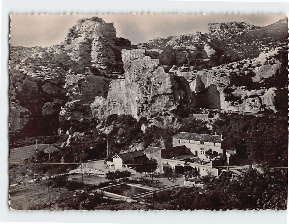 Postcard Aerial View Les Baux de Provence France