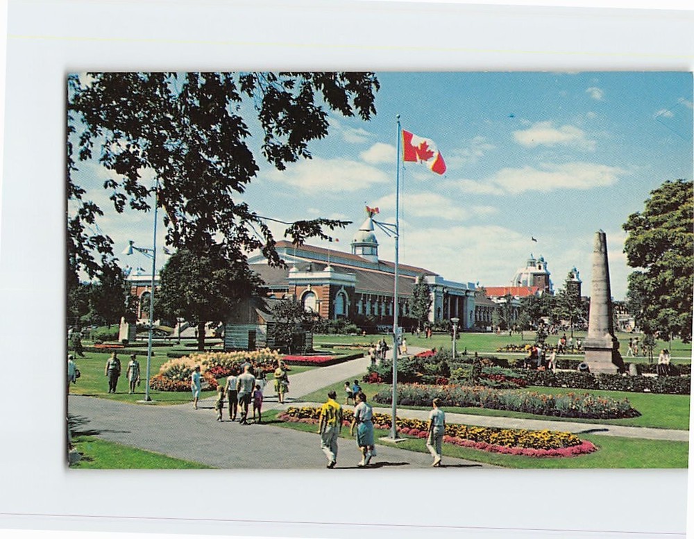 Postcard Beautiful Gardens Canadian National Exhibition Toronto Ontario Canada