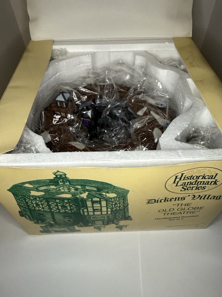 Dept 56 Dickens Village The Old Globe Theatre #58501 Heritage Collection 1998