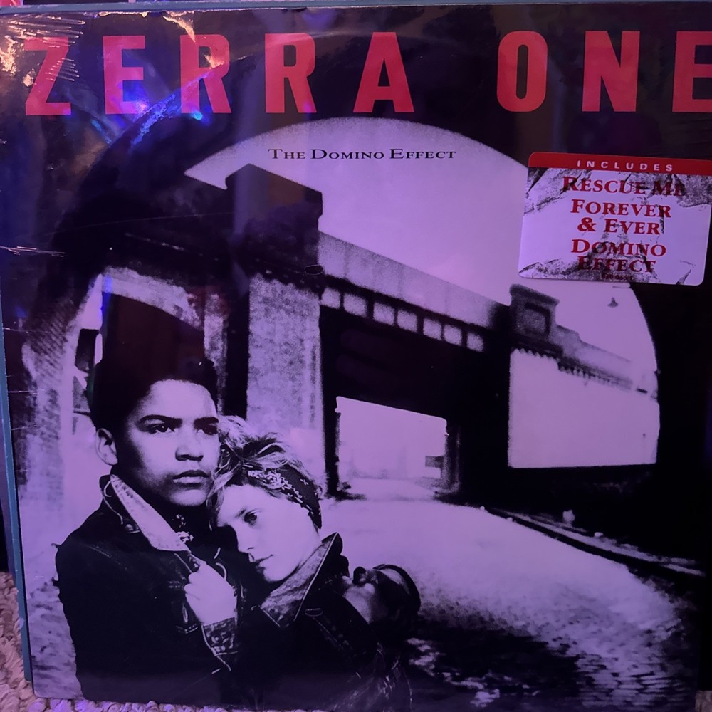 Zerra One The Domino Effect Rare Vinyl Record LP New Wave Sealed 1986 Post Punk