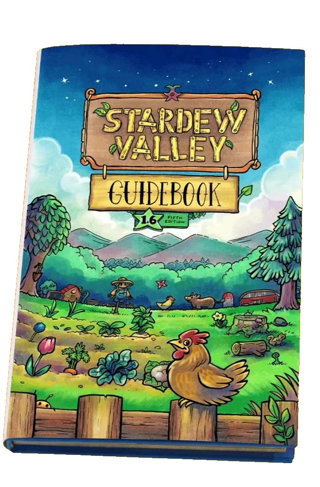 Stardew Valley Guidebook 5th Edition v1.6 2024 Art Book Strategy Guide PC Switch
