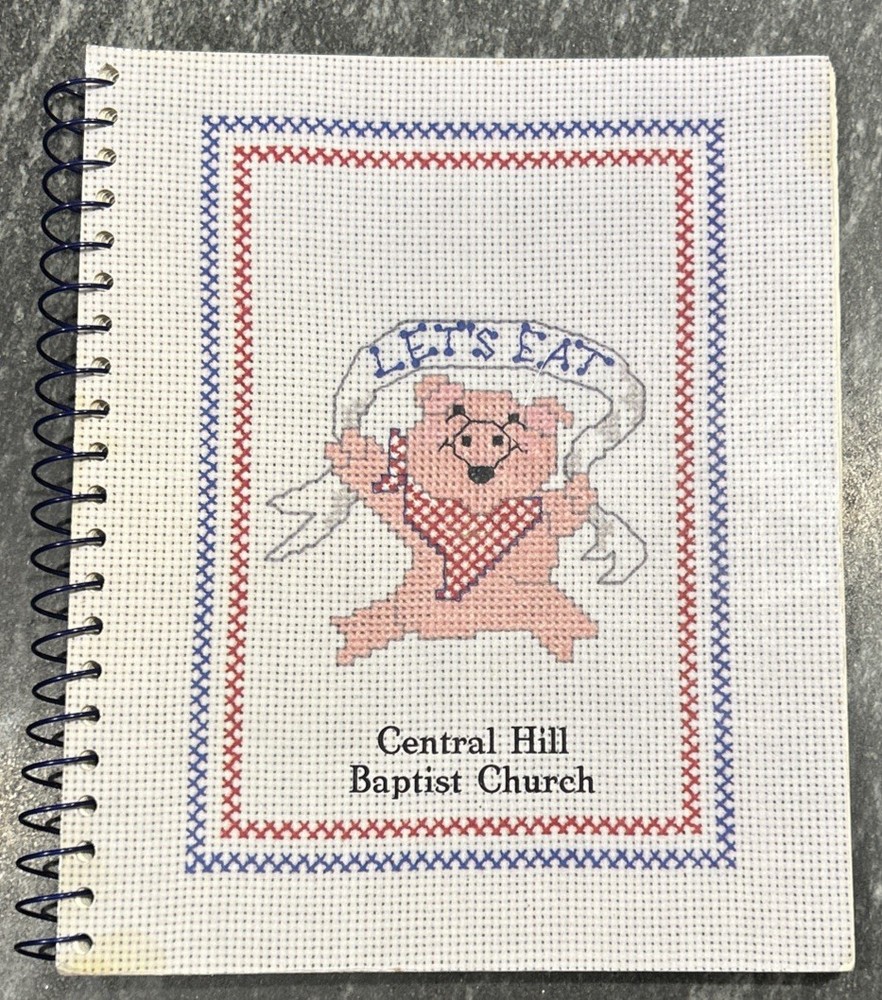 Isle Of Wight VA Central Hill Baptist Church Cook Book Vintage Spiral
