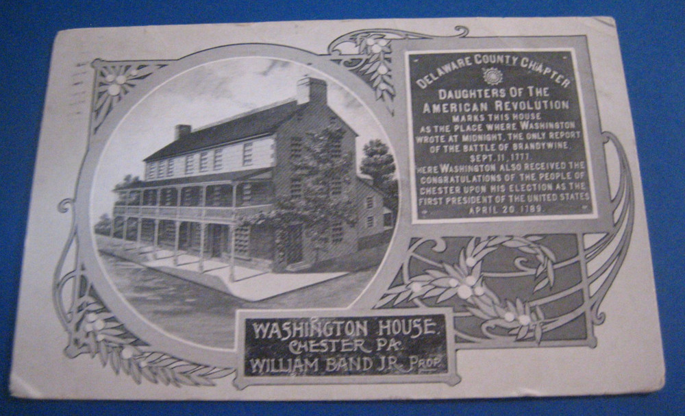 Antique Patriotic Americana Postcard George Washington Colorful Historic