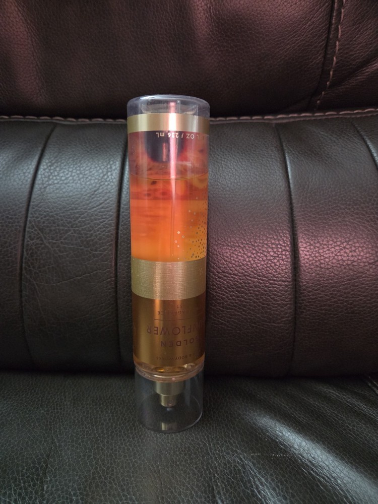 Bath and Body Works GOLDEN SUNFLOWER Fine Fragrance Mist~ 8 fl.oz. See Pictures