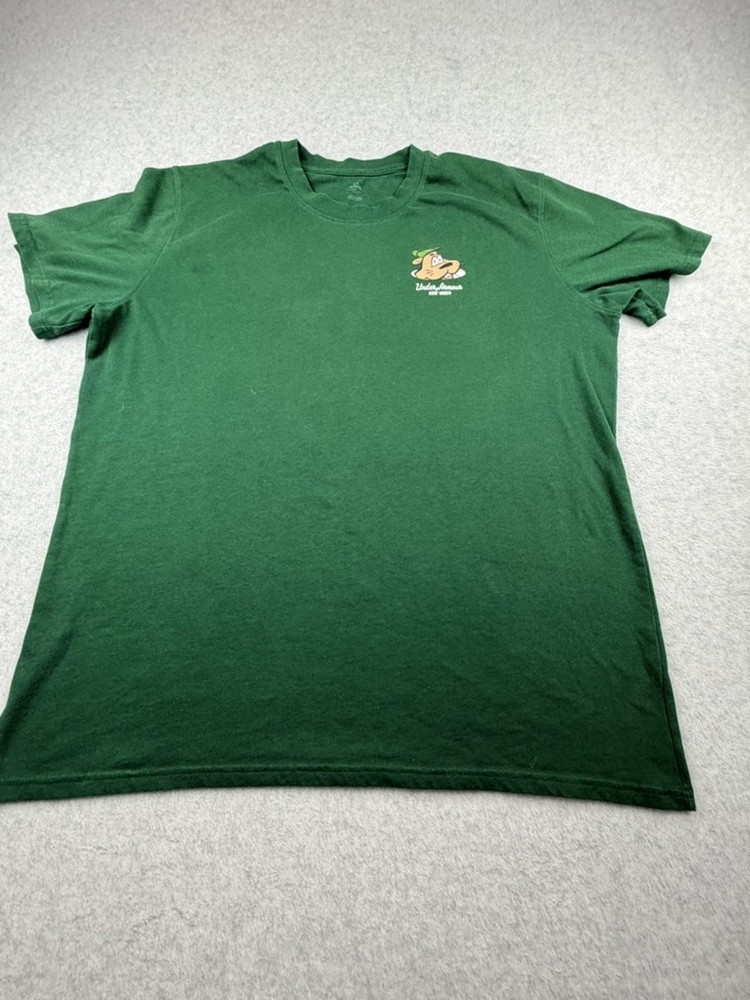 Under Armour Mens T-Shirt XL Green Goin Under Golf Graphic Tee Short Sleeve