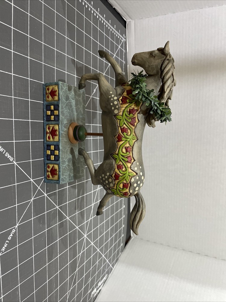 2003 Jim Shore Enesco A Day In The Country Carousel Horse Figurine, #117146 EUC