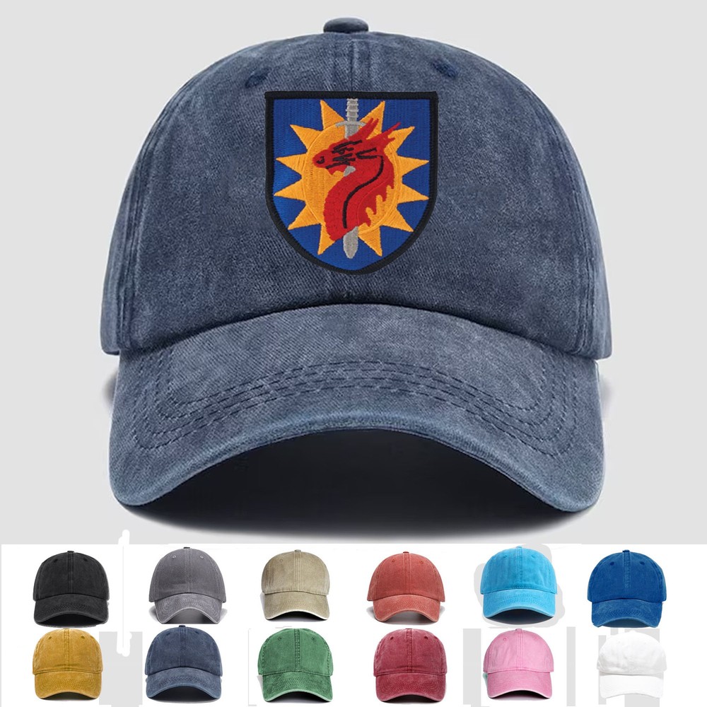 Custom Embroidered Hat 224th Sustainment Brigade, Veteran Cap, Trucker Hat, Gift